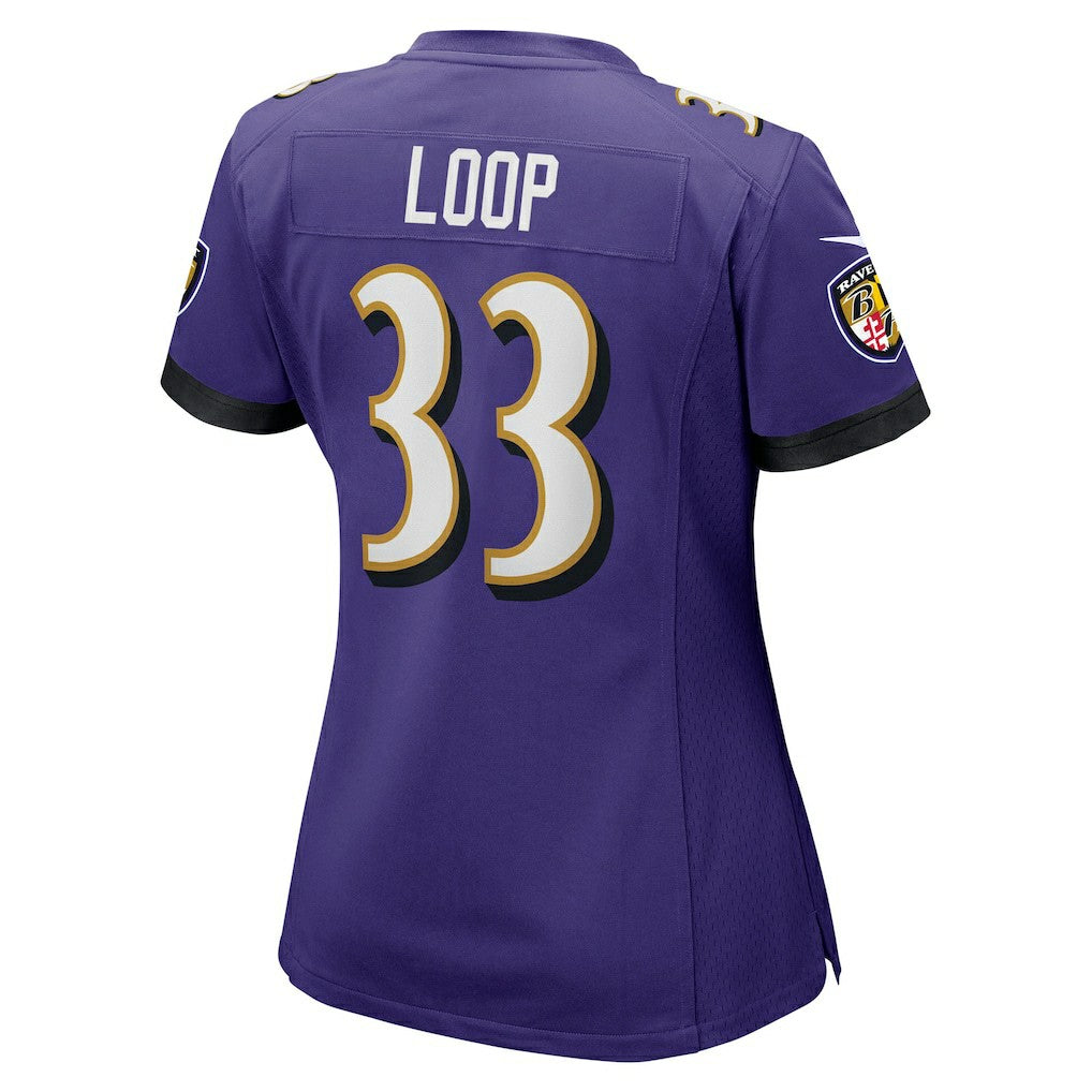 Baltimore Ravens Nike Tyler Loop  Women's Team Game Jersey