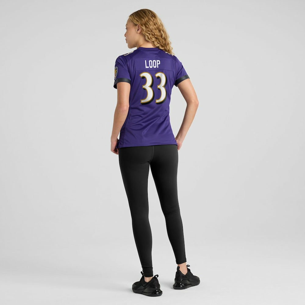 Baltimore Ravens Nike Tyler Loop  Women's Team Game Jersey