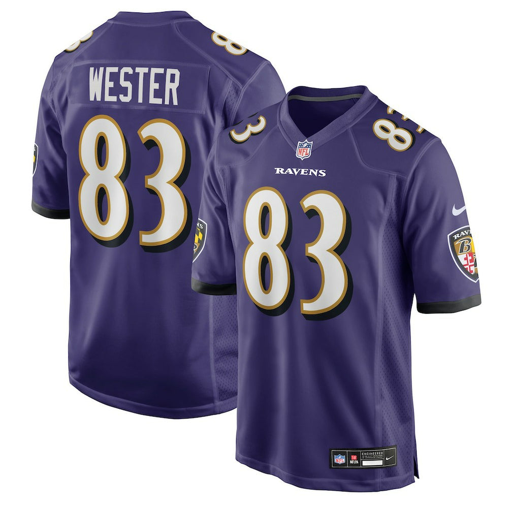 Baltimore Ravens Nike LaJohntay Wester  Team Game Jersey