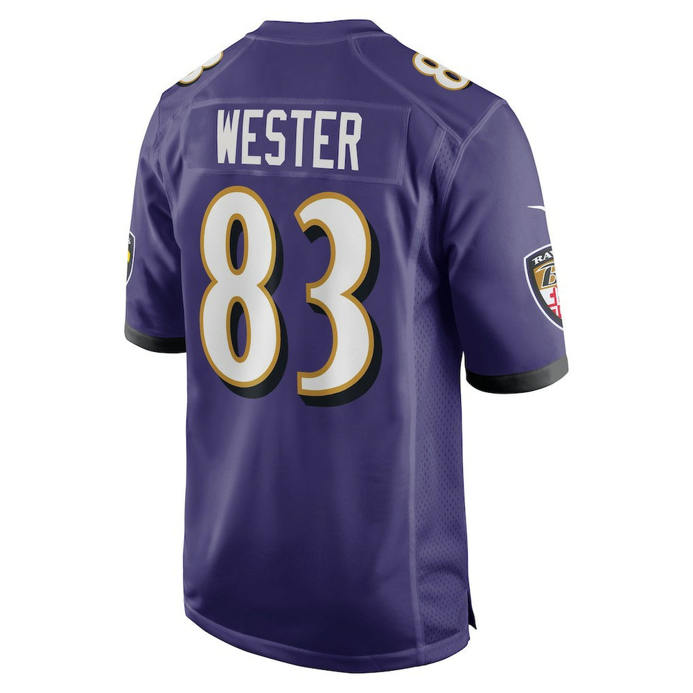 Baltimore Ravens Nike LaJohntay Wester  Team Game Jersey