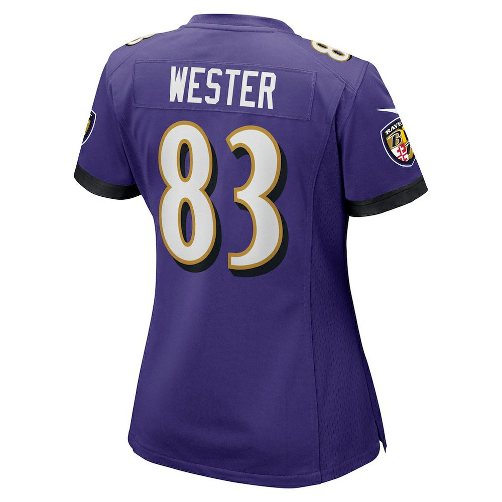Baltimore Ravens Nike LaJohntay Wester  Women's Team Game Jersey