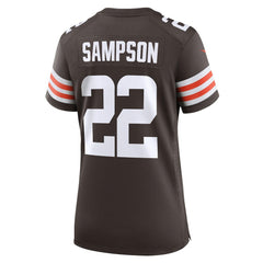 Cleveland Browns Nike Dylan Sampson  Women's Team Game Jersey