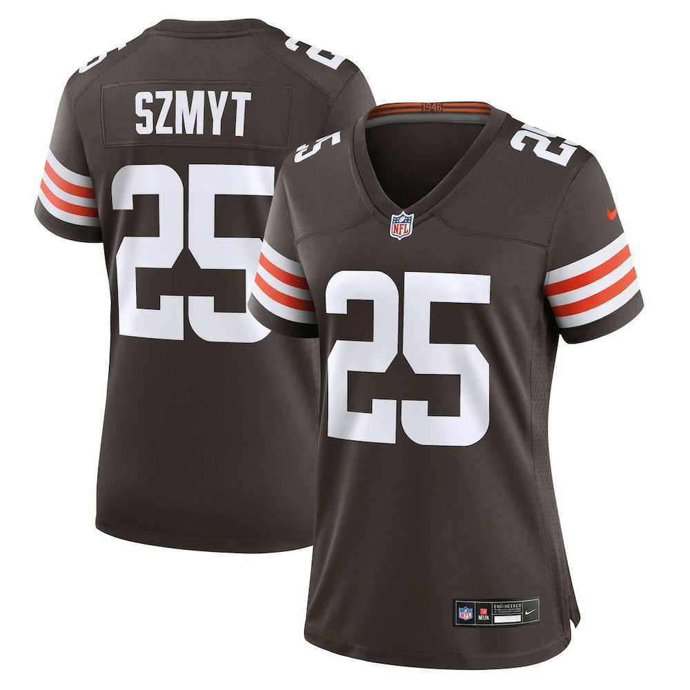 Cleveland Browns Nike Andre Szmyt  Women's Team Game Jersey