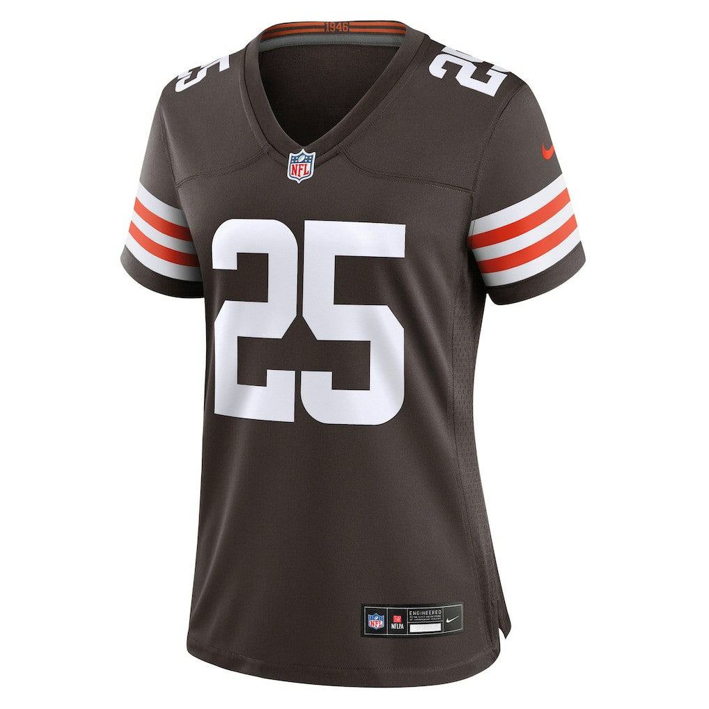 Cleveland Browns Nike Andre Szmyt  Women's Team Game Jersey