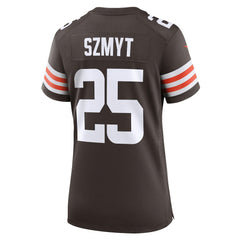 Cleveland Browns Nike Andre Szmyt  Women's Team Game Jersey