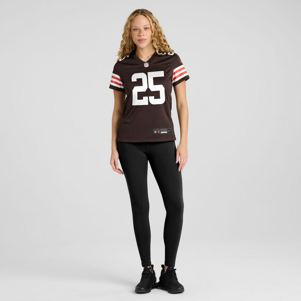 Cleveland Browns Nike Andre Szmyt  Women's Team Game Jersey