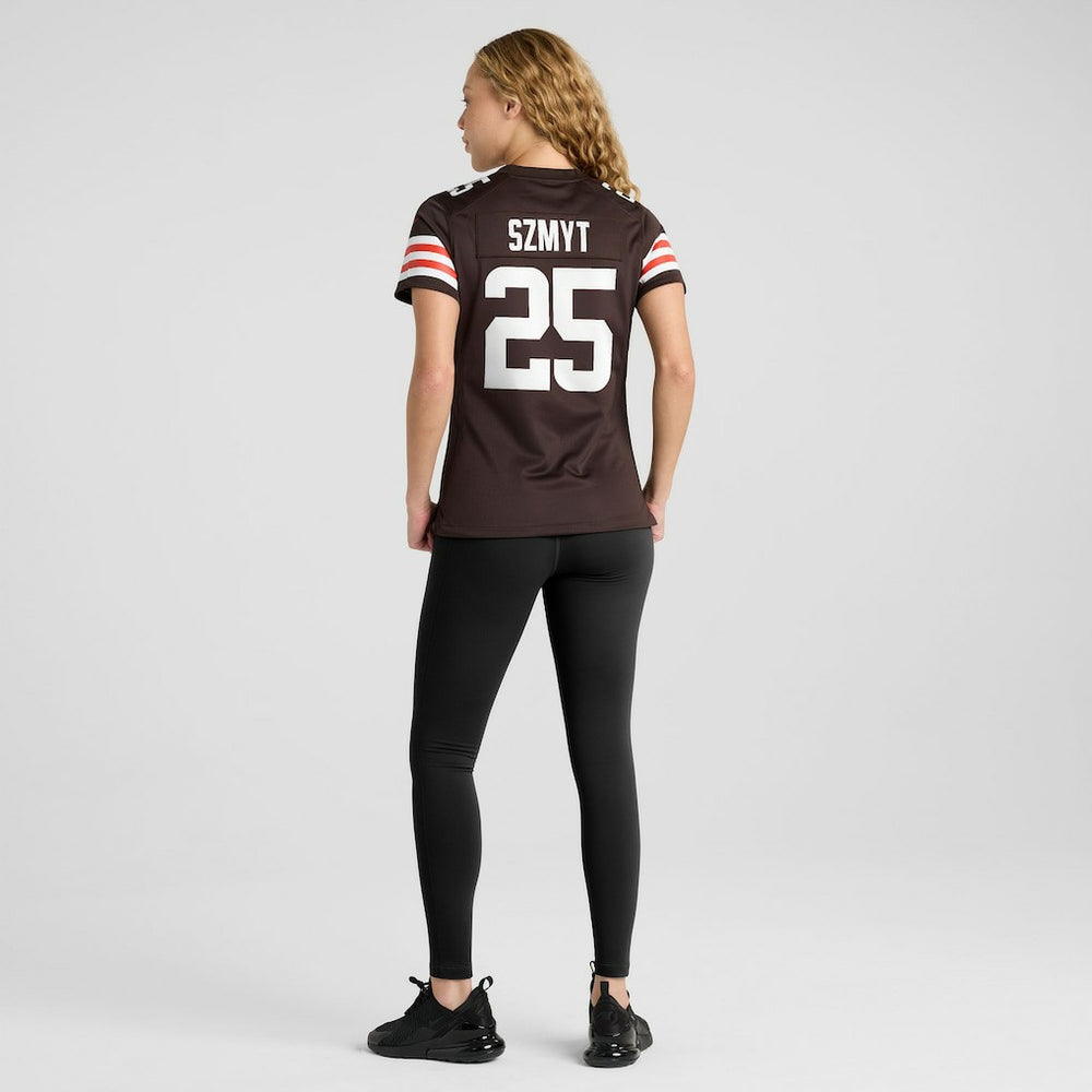 Cleveland Browns Nike Andre Szmyt  Women's Team Game Jersey