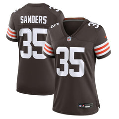 Cleveland Browns Nike Raheim Sanders  Women's Team Game Jersey
