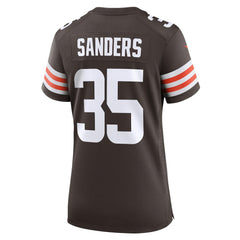 Cleveland Browns Nike Raheim Sanders  Women's Team Game Jersey