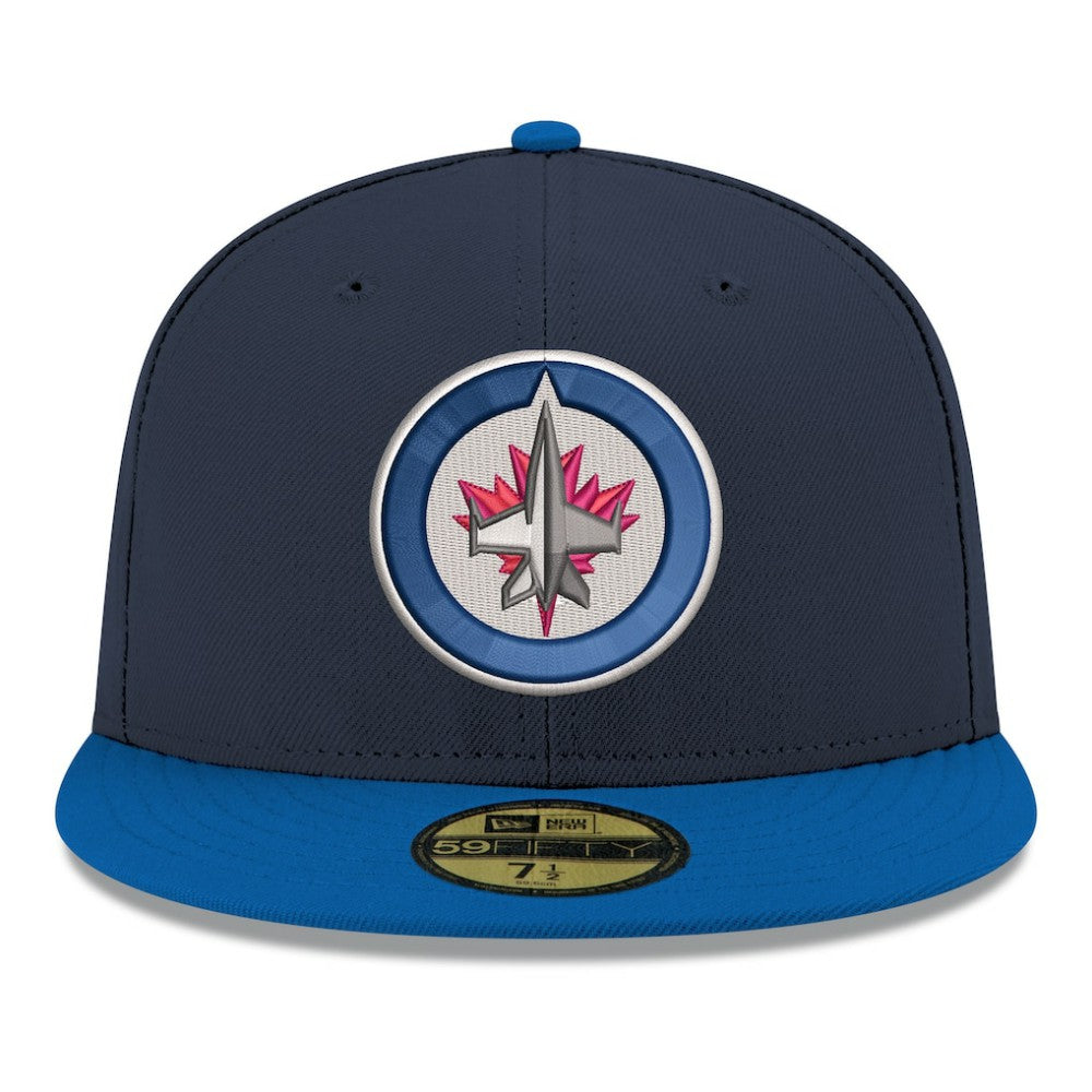 Winnipeg Jets New Era Core Logo Two-Tone 59FIFTY Fitted Hat On Sale