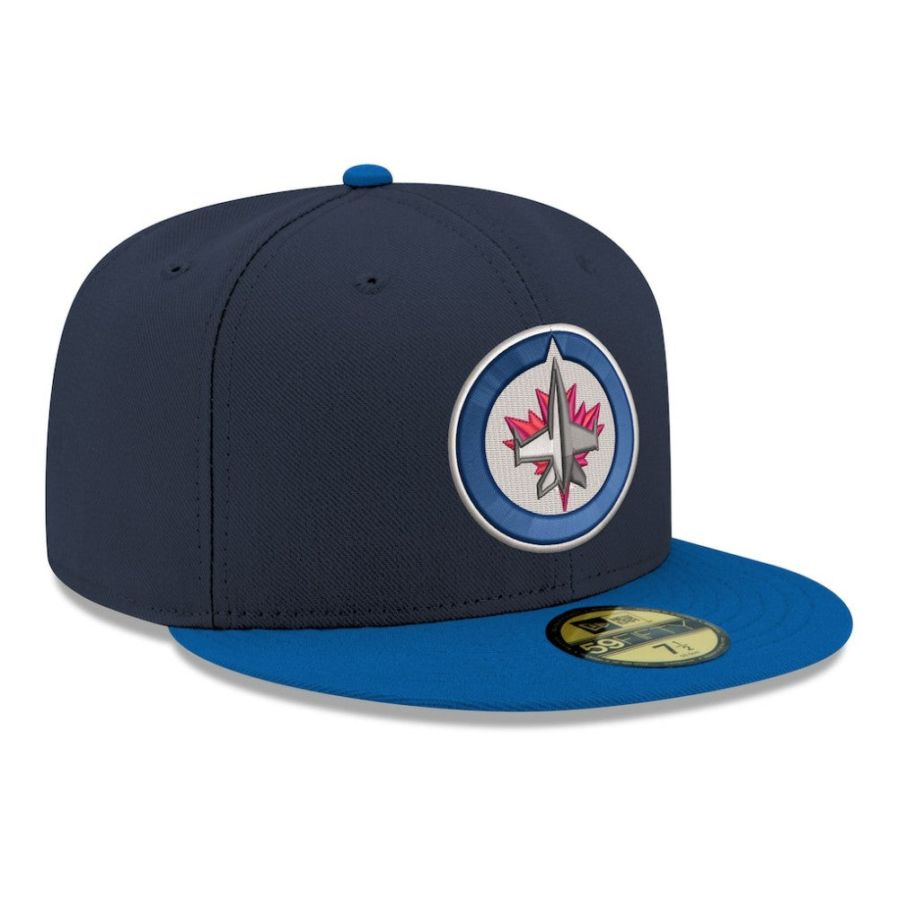 Winnipeg Jets New Era Core Logo Two-Tone 59FIFTY Fitted Hat On Sale