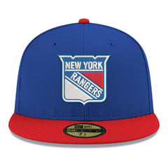 New York Rangers New Era Core Logo Two-Tone 59FIFTY Fitted Hat Sale