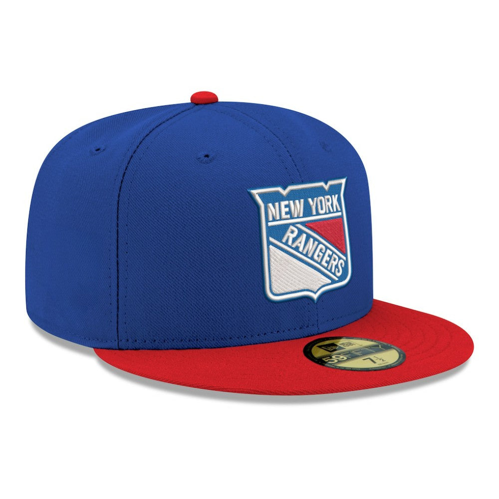 New York Rangers New Era Core Logo Two-Tone 59FIFTY Fitted Hat Sale