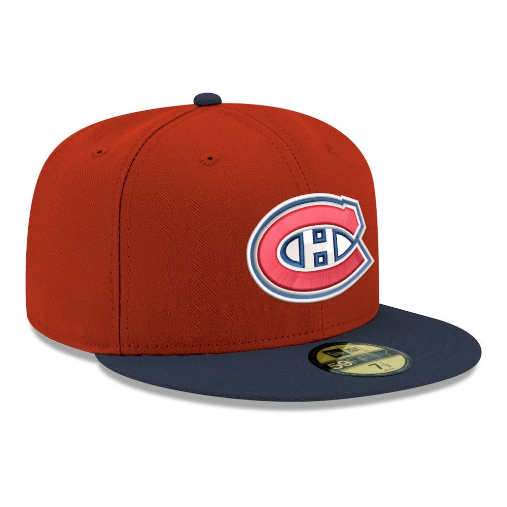 Montreal Canadiens New Era Core Logo Two-Tone 59FIFTY Fitted Hat Outlet