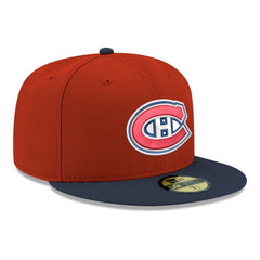 Montreal Canadiens New Era Core Logo Two-Tone 59FIFTY Fitted Hat Outlet