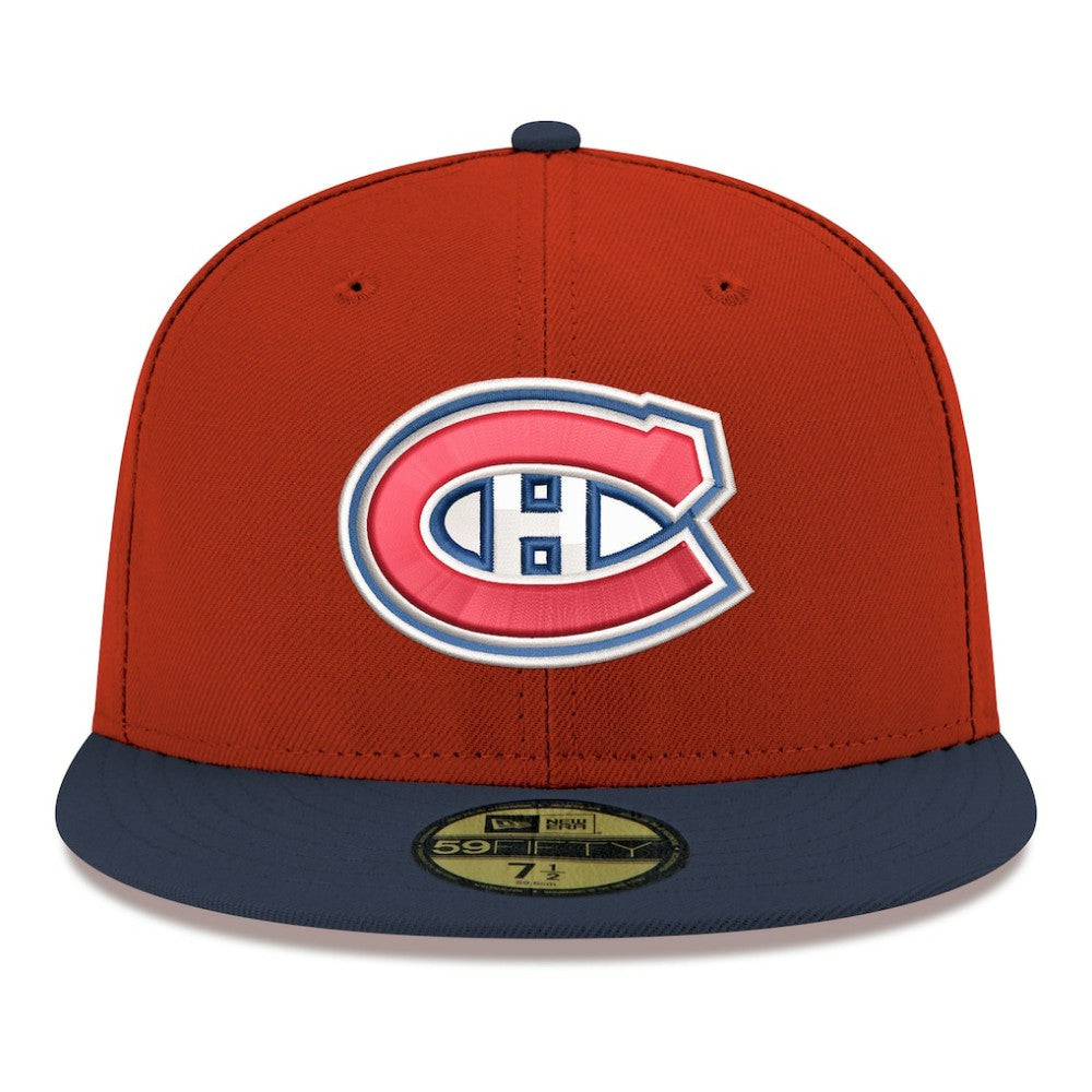 Montreal Canadiens New Era Core Logo Two-Tone 59FIFTY Fitted Hat Outlet