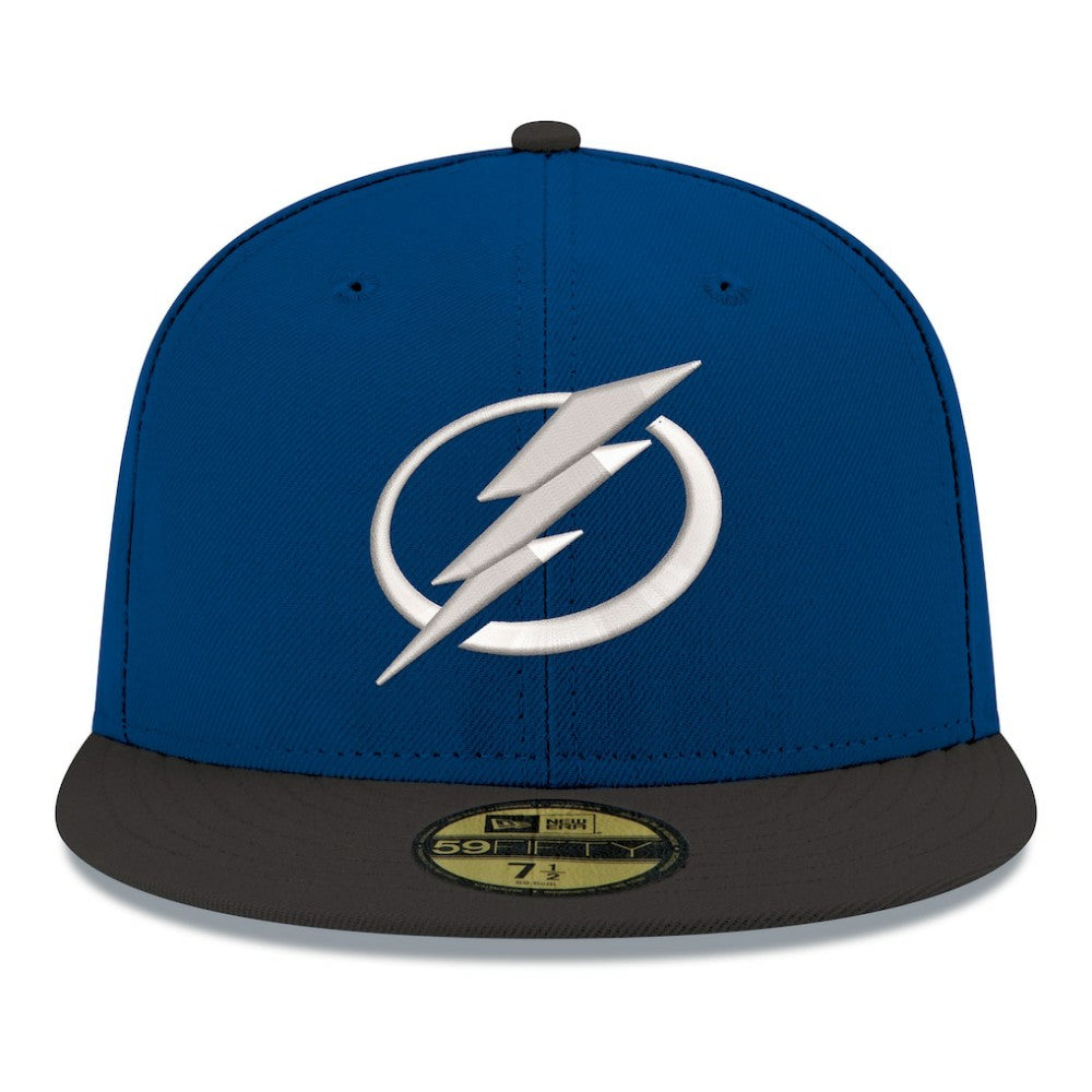 Tampa Bay Lightning New Era Core Logo Two-Tone 59FIFTY Fitted Hat On Sale
