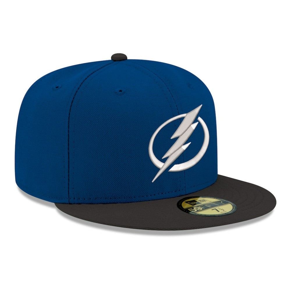 Tampa Bay Lightning New Era Core Logo Two-Tone 59FIFTY Fitted Hat On Sale
