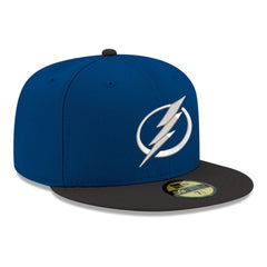 Tampa Bay Lightning New Era Core Logo Two-Tone 59FIFTY Fitted Hat On Sale