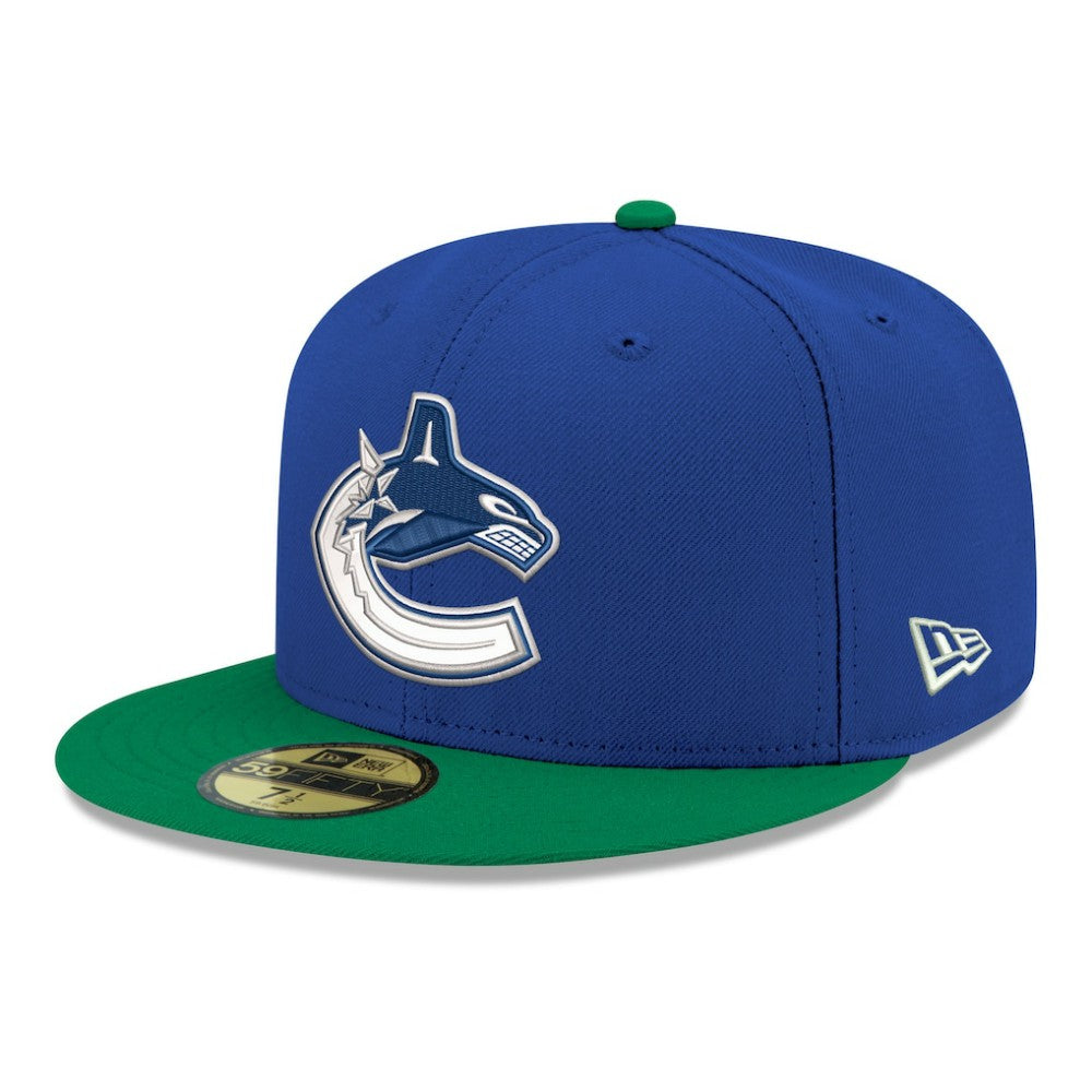 Vancouver Canucks New Era Core Logo Two-Tone 59FIFTY Fitted Hat Sale