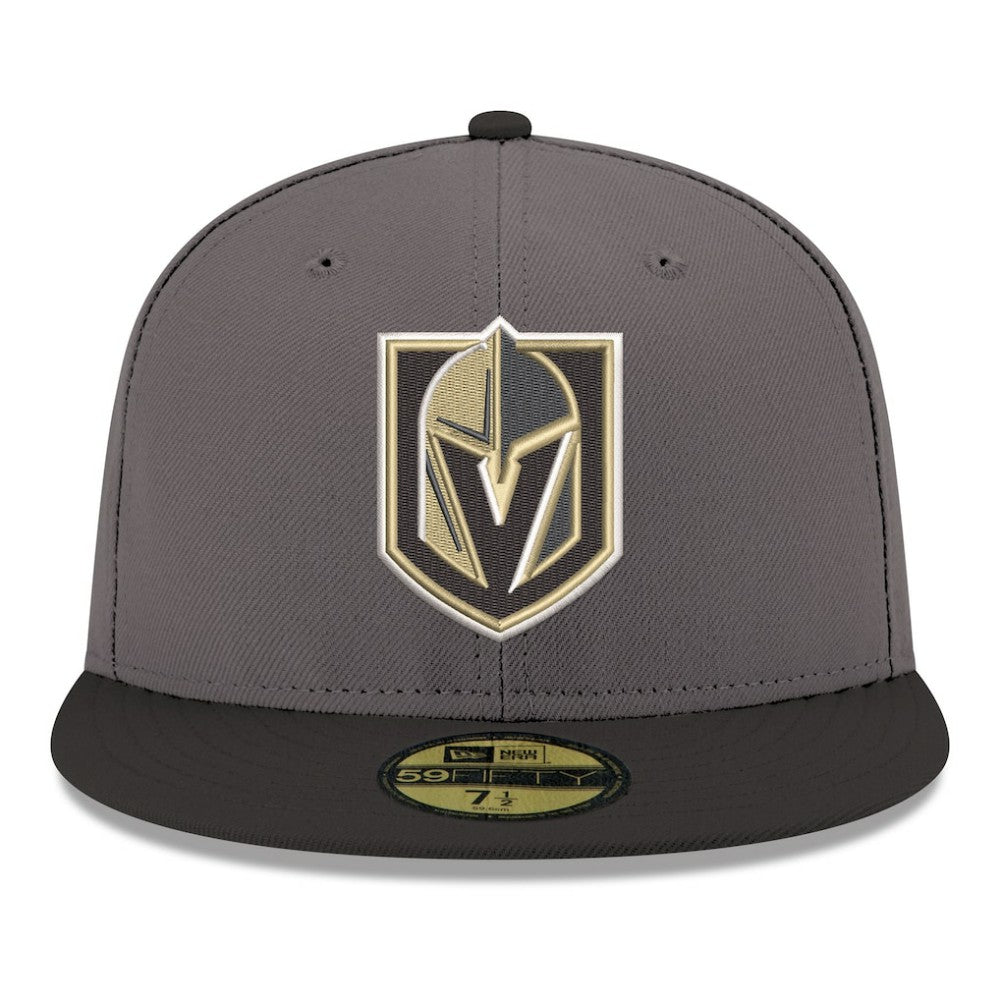 Vegas Golden Knights New Era Core Logo Two-Tone 59FIFTY Fitted Hat Outlet