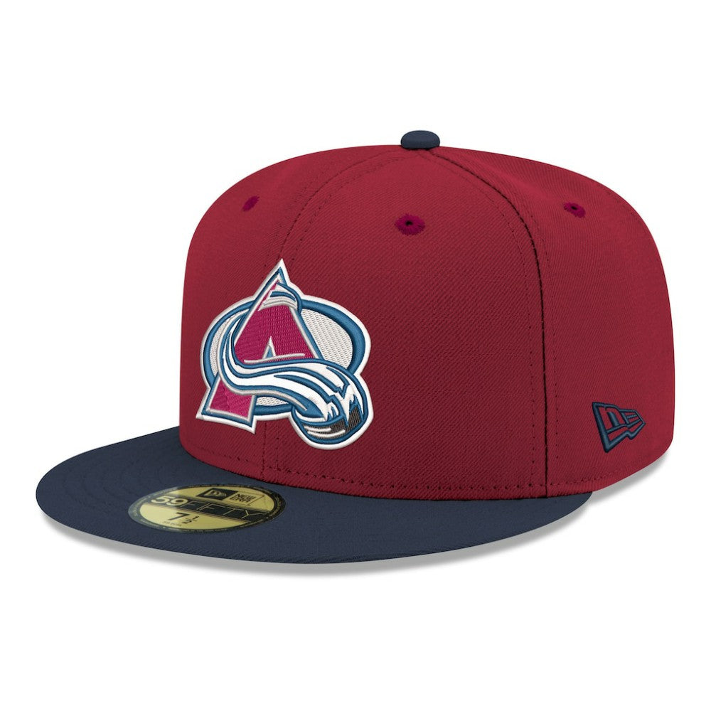 Colorado Avalanche New Era Core Logo Two-Tone 59FIFTY Fitted Hat Outlet