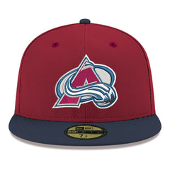Colorado Avalanche New Era Core Logo Two-Tone 59FIFTY Fitted Hat Outlet