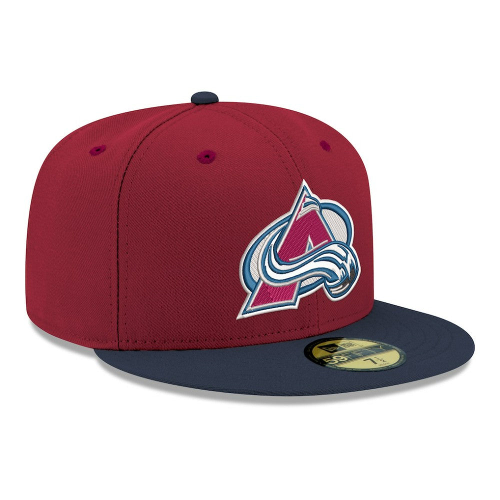 Colorado Avalanche New Era Core Logo Two-Tone 59FIFTY Fitted Hat Outlet