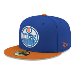 Edmonton Oilers New Era Core Logo Two-Tone 59FIFTY Fitted Hat Sale