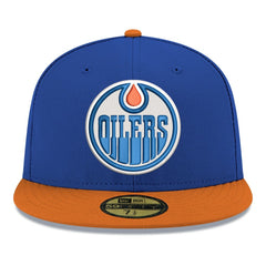 Edmonton Oilers New Era Core Logo Two-Tone 59FIFTY Fitted Hat Sale