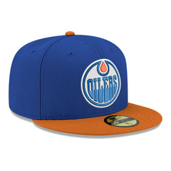 Edmonton Oilers New Era Core Logo Two-Tone 59FIFTY Fitted Hat Sale