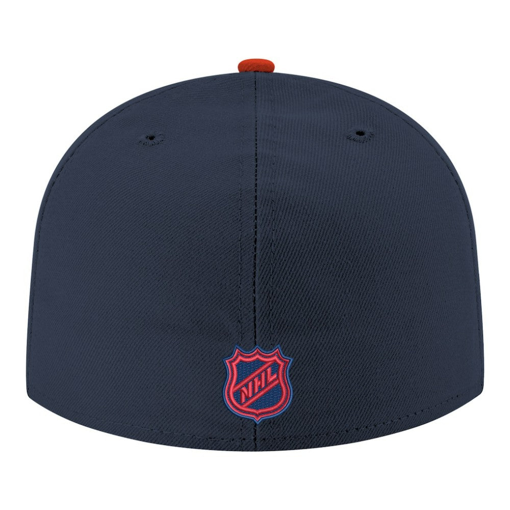 Columbus Blue Jackets New Era Core Logo Two-Tone 59FIFTY Fitted Hat For Sale