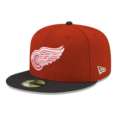 Detroit Red Wings New Era Core Logo Two-Tone 59FIFTY Fitted Hat Outlet
