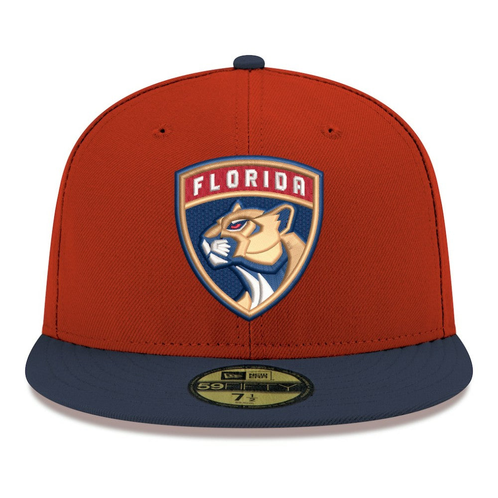 Florida Panthers New Era Core Logo Two-Tone 59FIFTY Fitted Hat Outlet