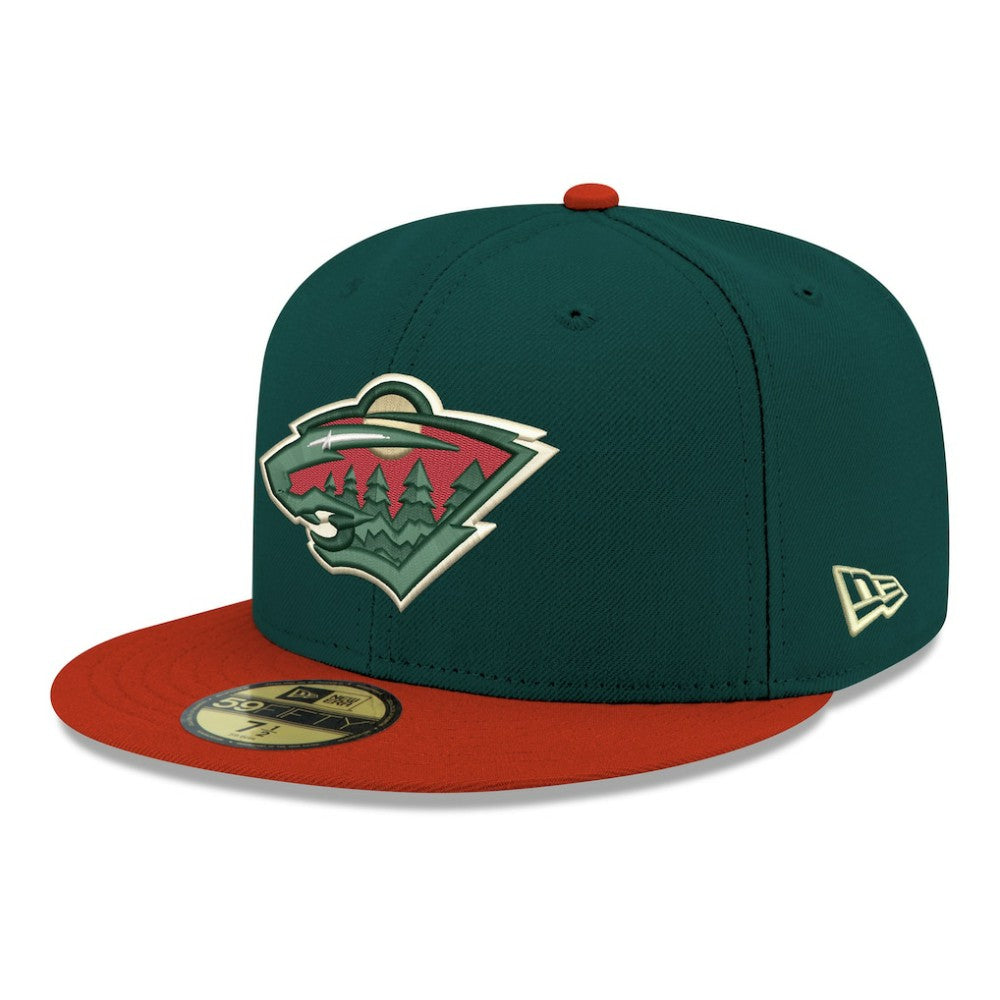 Minnesota Wild New Era Core Logo Two-Tone 59FIFTY Fitted Hat Online