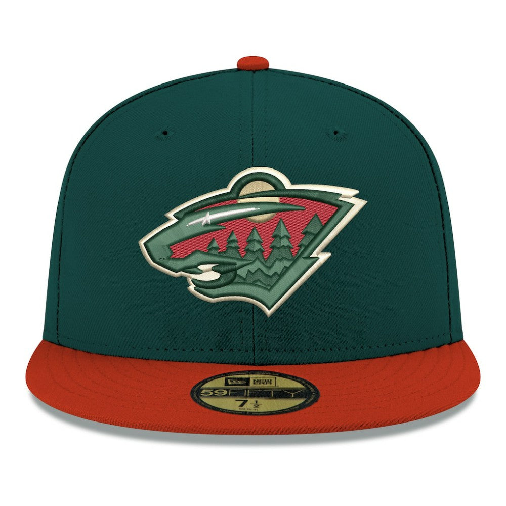 Minnesota Wild New Era Core Logo Two-Tone 59FIFTY Fitted Hat Online