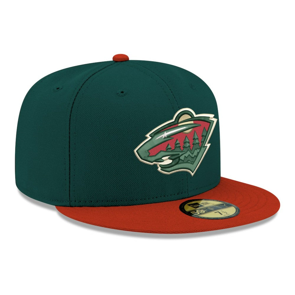 Minnesota Wild New Era Core Logo Two-Tone 59FIFTY Fitted Hat Online
