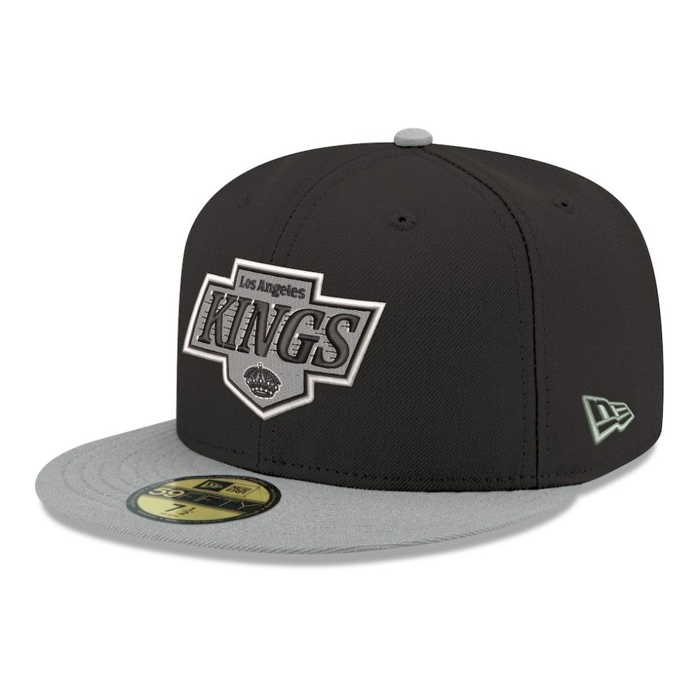 Los Angeles Kings New Era Core Logo Two-Tone 59FIFTY Fitted Hat For Sale