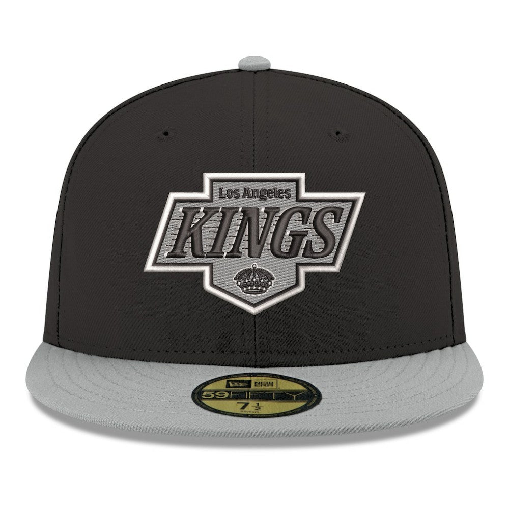 Los Angeles Kings New Era Core Logo Two-Tone 59FIFTY Fitted Hat For Sale