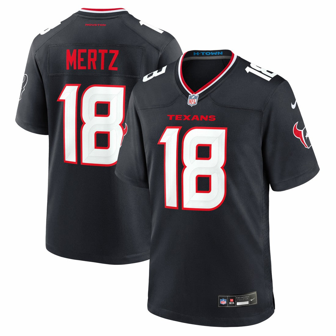 Houston Texans Nike Graham Mertz  Team Game Jersey