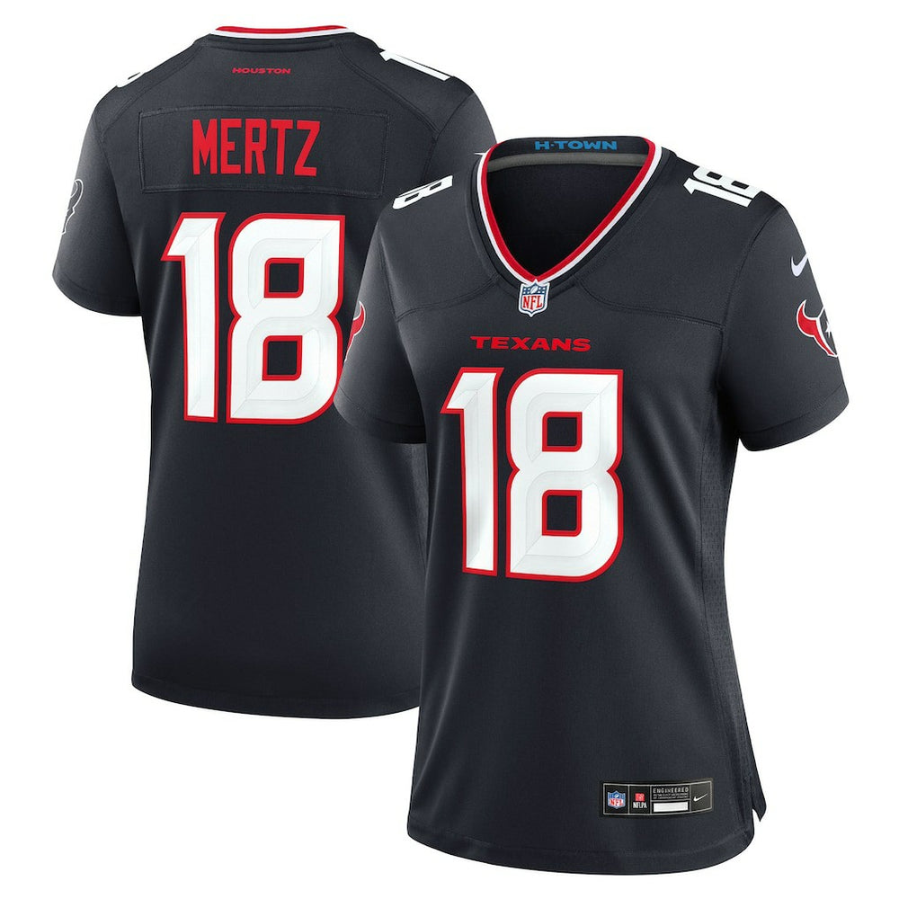 Houston Texans Nike Graham Mertz  Women's Team Game Jersey