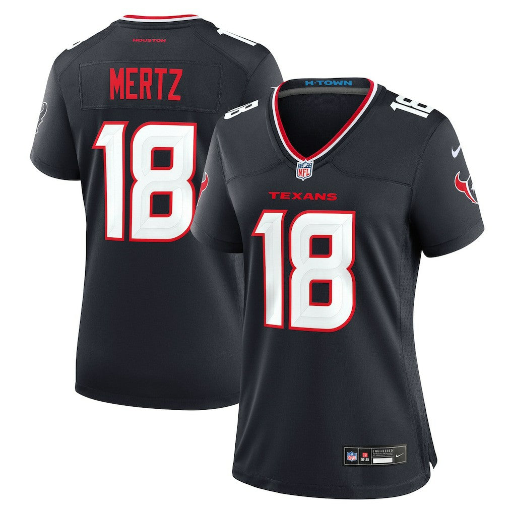 Houston Texans Nike Graham Mertz  Women's Team Game Jersey