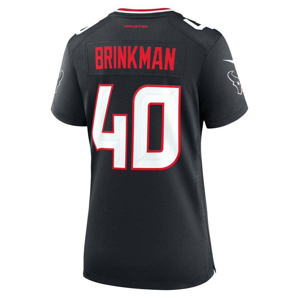 Houston Texans Nike Austin Brinkman  Women's Team Game Jersey