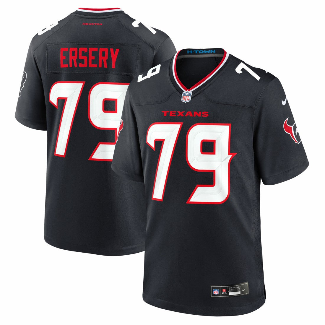 Houston Texans Nike Aireontae Ersery  Team Game Jersey