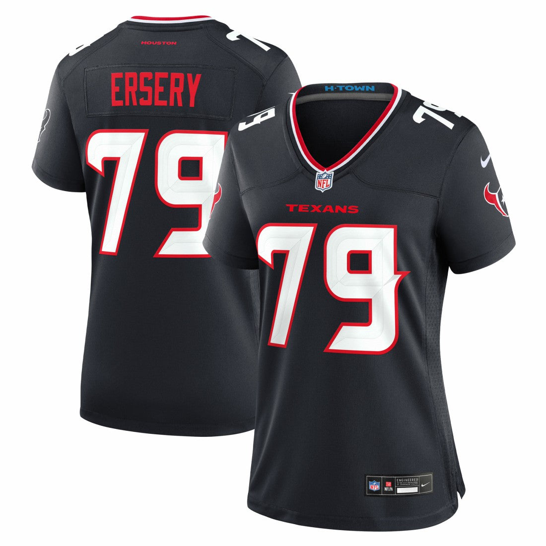 Houston Texans Nike Aireontae Ersery  Women's Team Game Jersey