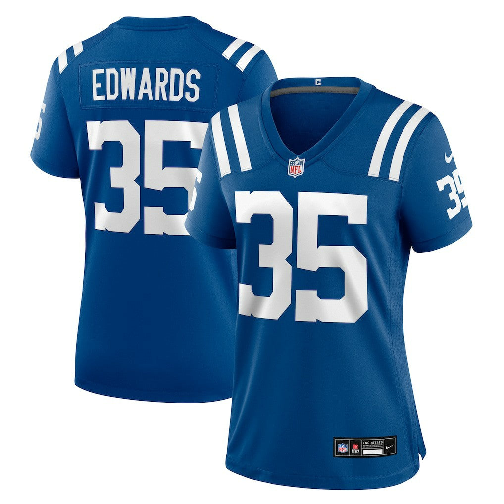 Indianapolis Colts Nike Johnathan Edwards  Women's Team Game Jersey