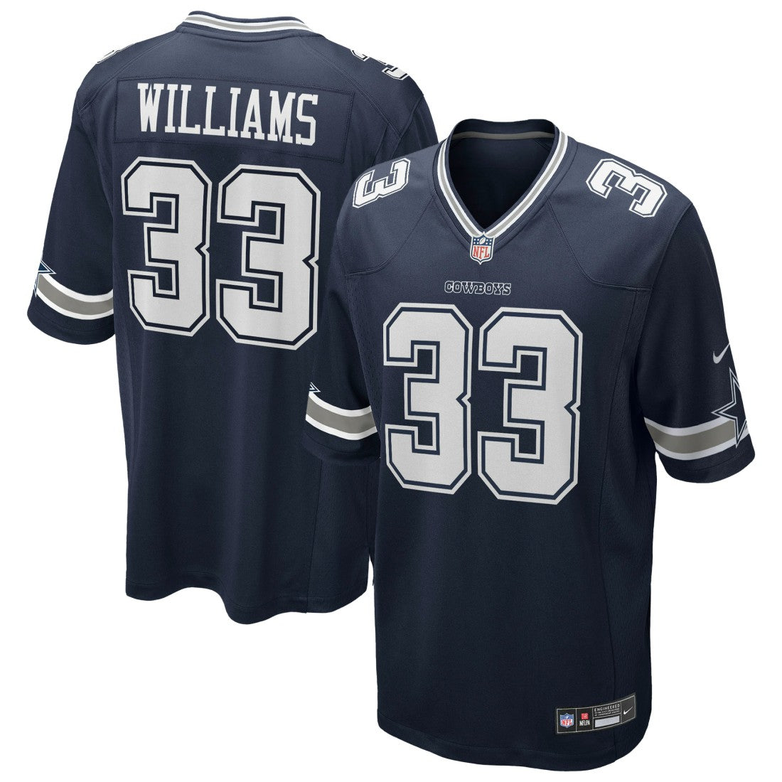 Dallas Cowboys Nike Javonte Williams  Team Game Jersey
