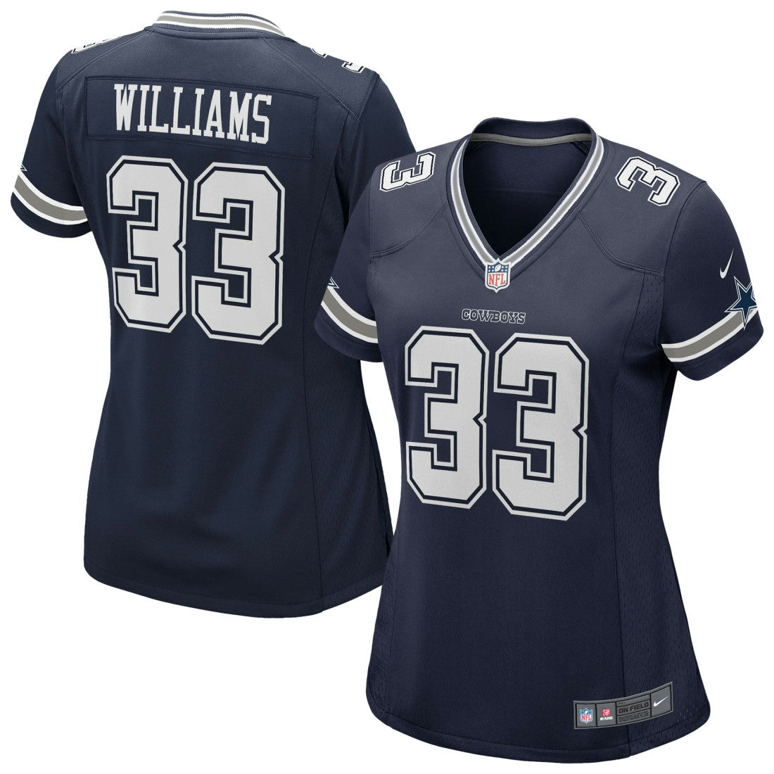 Dallas Cowboys Nike Javonte Williams  Women's Team Game Jersey