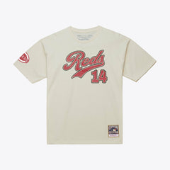 Pete Rose Cincinnati Reds Mitchell & Ness Cooperstown Collection Throwback Name & Number T-Shirt | MLB US