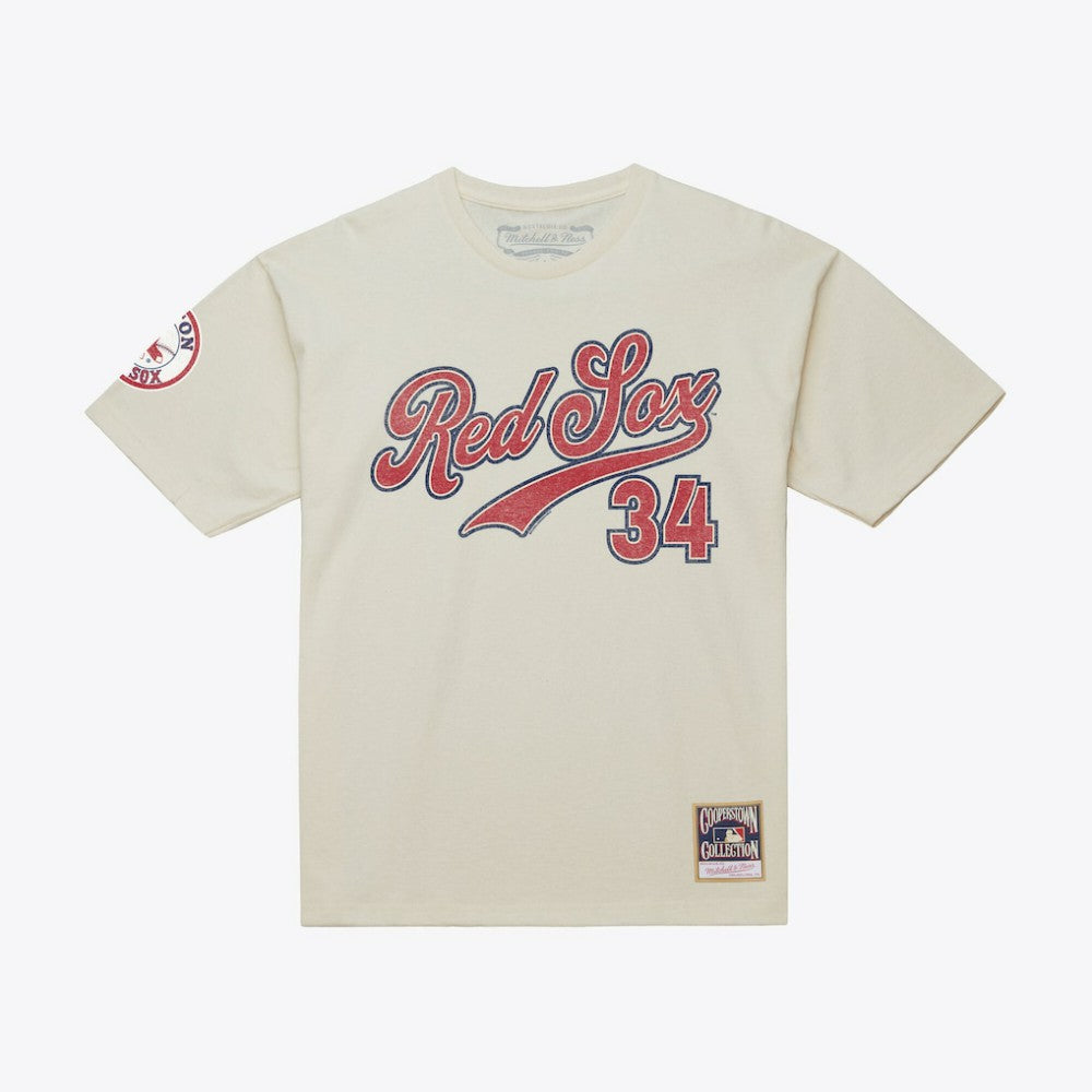 David Ortiz Boston Red Sox Mitchell & Ness Cooperstown Collection Throwback Name & Number T-Shirt | MLB Online